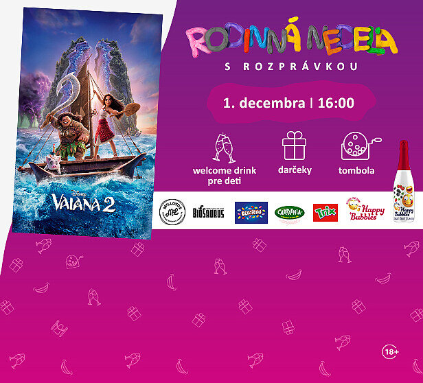 Rodinná nedeľa: Vaiana 2